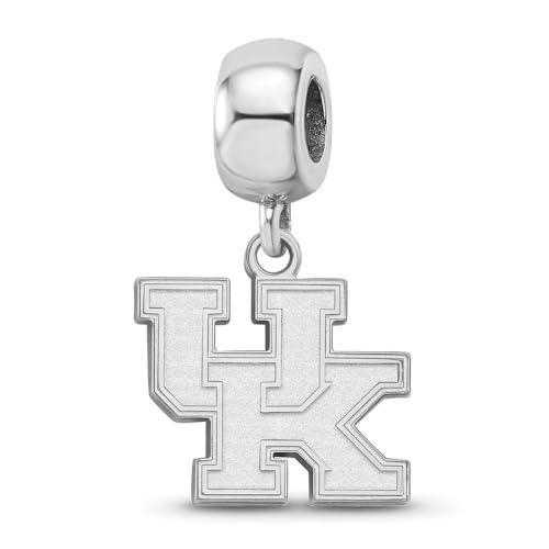 LogoArt Sterling Silver University of Kentucky Small Dangle Bead Charm