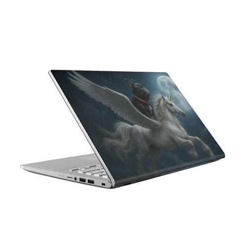 Peau Vinyle Klaudia Senator Nuit Licorne pour PC ASUS Vivobook 14