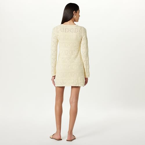 The Drop Women's Laney Crochet Micro Mini Dress2
