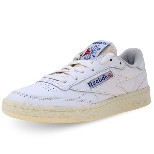 Reebok Unisex Club C 85 Vintage Sneaker, Kreide Alabaster Essential Blue