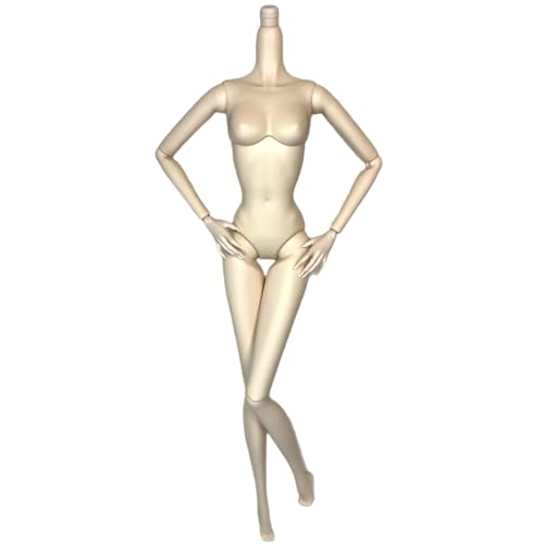 DIY OOAK Doll Bodies for Replacement 12 inch Fashion Doll Body Supermodel Collector Doll Body Articulated Jointed Posable Doll Making Repair (#1...