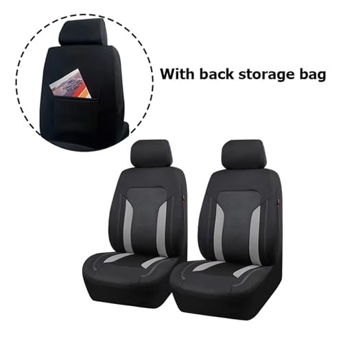Fundas de asiento universales para automóvil protector de asiento trasero dividido 6