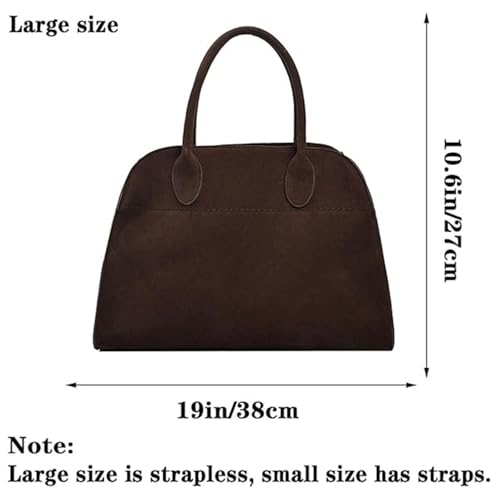 Modavo Parisian Stroll Bag brown suede handbag suede satchel bags for women Fashion Retro Shoulder Satchel2