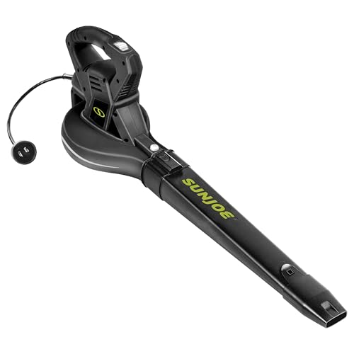 Product Image of the Sun Joe Electric Leaf Blower with All-Purpose 2-Speed Settings, 10 Amp, 18 Inch, SBJ601E - Portable Machine and Equipment for Lawn, Garden, and Yard