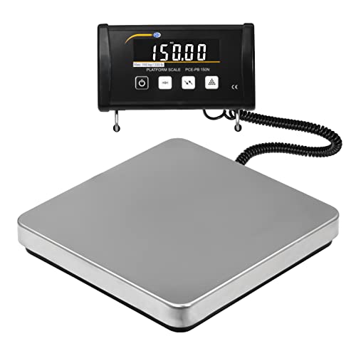 CE Instruments PCE-PB 150N Inventory Scale, Measures up to 150 kg with high-Precision Accuracy, with Additional Features Such as a Durable Platform and Tare Function for efficient Weighing