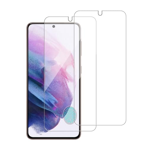 Heenjer 2 Pack for Samsung Galaxy S21 5G / SM-g991u Screen Protector Tempered-Glass Micro-curved Edges Case Friendly Bubble Free HD Clear Easy Installation