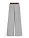 Aelfric Eden Baggy Wide Leg Sweatpants for Women Men Double Elastic Waisted Streetwear Y2K Casual Lounge Pants Trouser with Pockets Grey Medium