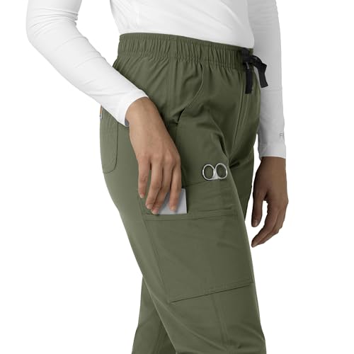 Carhartt Force Essentials Women's Straight Leg Scrub Pant, Olive, 5XL - image 3