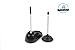 Top Mark Products Home Bathroom Toilet Plunger and Cleaning Brush Set - Starter Kit (Black)