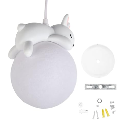 Suspension lapin pour éclairer une table de chevet facilement