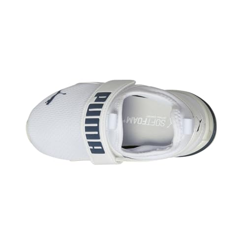 PUMA Kids Boys Axelion Slip On Sneakers Shoes Casual - White - Size 11 M4