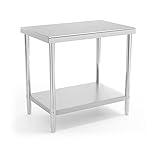 tavolo armadiato inox con ante scorrevoli Robusto e resistente - il tavolo in acciaio inossidabile convince per le sue qualità eccellenti.