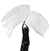 MUNAFIE Worship Flags Set (2 White Flags with Sticks) for Praise Guard and Church