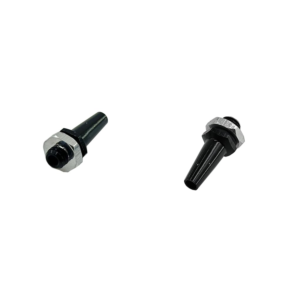 2PCS RC Boat Aluminium M6 Antenna Mount Base with Antenna Tube Sleeve for RC Boat Ship Car DIY Model Toy Building Parts (Black)