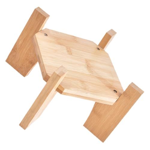 ULTECHNOVO Base in bambù Titolare dosatore di cocktail In piedi supporto distributore di acqua stand per bevande nuziali porta distributore di bevande legno massiccio