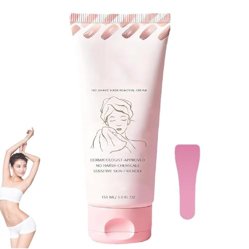 Crema depilatoria sin afeitado, depilación corporal rápida y suave para pieles sensibles, hidrata y nutre la piel, adecuada para piernas, brazos y zona del bikini (1pcs)