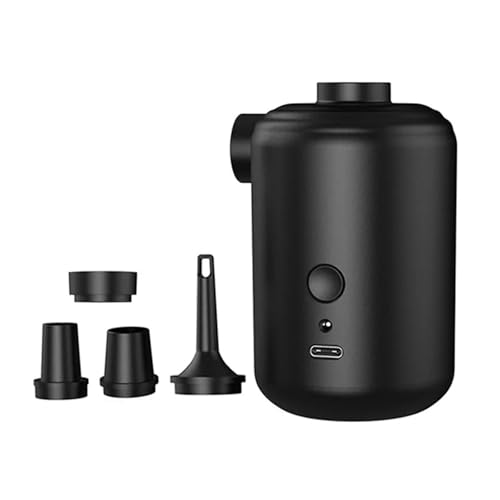 Gonfleur et ventilateur portable 3,7V pour camping et voyage avec pompe à air électrique intégrée