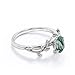 Aihpos Natural Moss Agate Ring Genuine 925 Sterling Silver Oval Cut Green Agate Engagement Ring For Women Branch Statement Ring Promise Wedding Ring,size 11