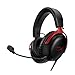 HyperX Cloud III, Cuffie da Gaming con Cavo USB-C, Controlli Audio Integrati, Telaio in Alluminio, Cuscinetti in Memory Foam Rivestiti in Similpelle, Adatto per PS4, Xbox e PC, Nero/Rosso immagine
