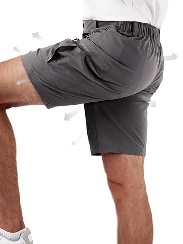 Mens Hiking Cargo Shorts Stretch Quick-Dry Outdoor Casual Work Shorts for Men Camping Fishing4