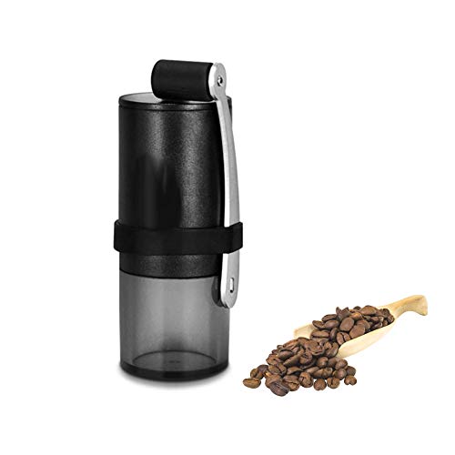 CUG Manual Coffee Bean Grinder, Whole Bean Mini Hand Size Conical Burr Mill Portable Travel for Espresso, French Press, Spice, Herb, Pepper Grinder