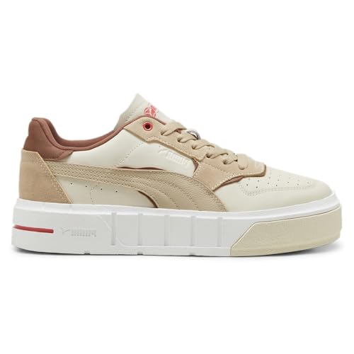 PUMA Womens Cali Court No Filter Lace Up Sneakers Shoes Casual - Beige, Off White