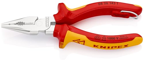 KNIPEX Alicate universal en punta 08 26 145 T BK con fundas multicomponente y anilla 2