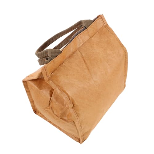 JOINPAYA Bolsa Térmica para Comida de Papel Plegable y Portátil Resistente y Duradera Bolsa Aislante para Almuerzos y Preparación de Alimentos Diaria Diseño Compacto para Llevar