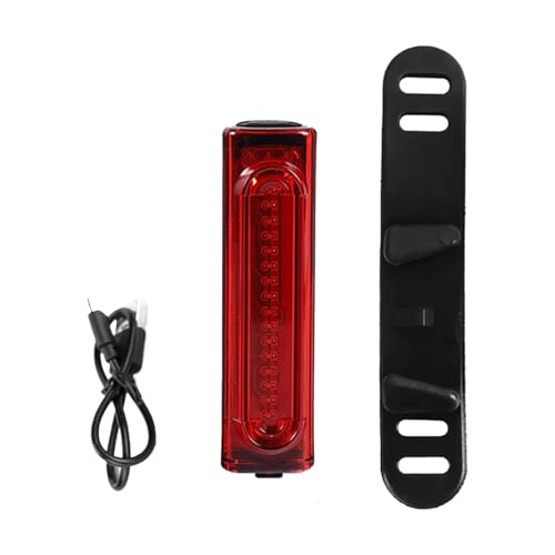 Luz trasera para bicicleta, luces de ciclismo brillantes impermeables con 5 modos para bicicleta de carretera, accesorios de bicicleta para montar en bicicleta de noche, caminar, correr