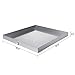 VEVOR 32 x 30 Inch Washing Machine Pan Galvanized Steel Heavy Duty Compact Washer Drip Tray with Drain Fitting