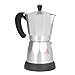 Filterkaffeekanne, EU-Stecker 220‑240 V Kaffeemaschine Aluminium harmlos verschleißfest 300 ml mit Sockel für den Haushalt