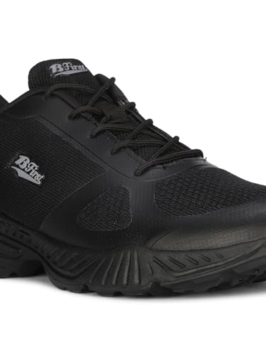 Image of BATA Mens Hustle Black Shoe