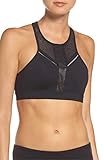Alo Yoga Women's Half Moon Bra, Black, M