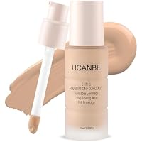 UCANBE Base de Maquillaje y Corrector 2 en 1 - Alta Cobertura y