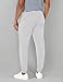 Lacoste Men's Crocodile Branding Cotton Fleece Jogging Pants, Silver Chine, 3X-Large