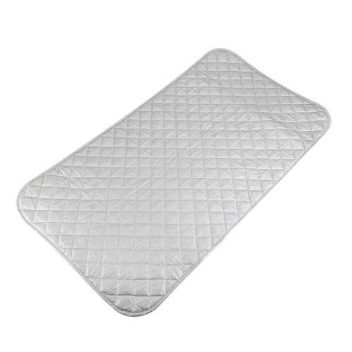 HERCHR Bügelmatte, Bügelkissen, Bügelunterlage, Bügeldecke, Tischbügelbrett, Hitzeabweisende Bügeltischauflage Faltbares Und Tragbar Reise Bügelunterlage Bügelbrett Bügeldecke 82x46.5cm