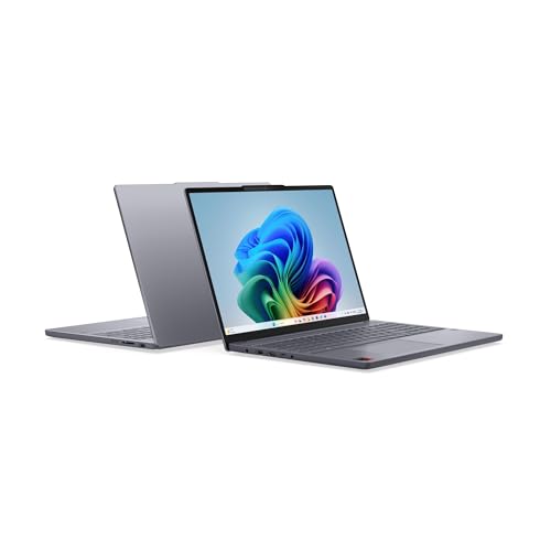 Lenovo IdeaPad Slim 3 15Q8X10 - Ordinateur Portable 15.3'' WUXGA Copilot+ (Snapdragon X X1-26-100, RAM 16Go, SSD 512Go, Qualcomm Adreno, Windows 11 Home) Clavier AZERTY Français - Gris