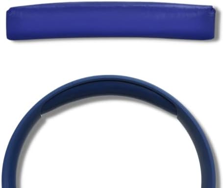 Crysendo Headphone Cushion Compatible with J-BL T450, T460BT, 510BT Headphone | 70mm Frog Leather & Soft Foam Ear Cushion Ear Pads (Blue)
