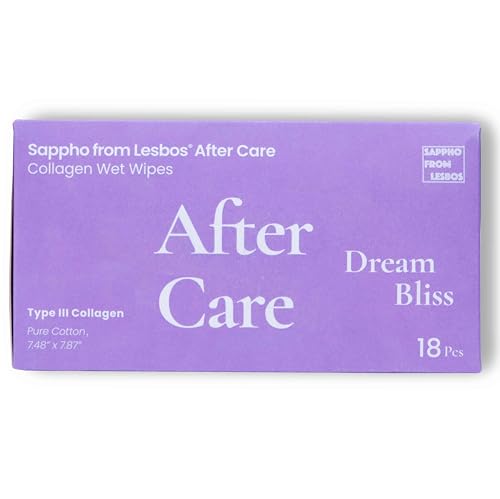 Image of Intimate Wipes for Couples, Post-Intimacy Cooling Cleaning Wipes, pH-Balanced with 9 Botanicals & Type III Collagen, repairing, 18 Count
