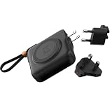 chargehub homebase power bank docking station Caricatore da viaggio 3 in 1 con power bank da 10000mAh, ricarica magnetica, USB-C PD 30W e presa AC integrata con adattatori.