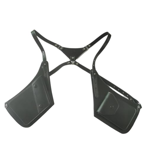 Sac à bandoulière réglable en cuir pour soulager le dos avec sa double épaule