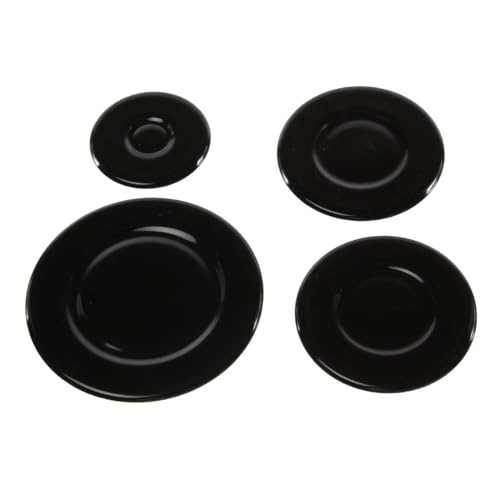 Paxanpax PCK684 - Juego de tapas universales para quemador de gas (100 mm, 75 mm, 75 mm y 55 mm, 4 unidades)