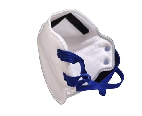 FFP2 NRD Maske, 20 Stk., Verstellbares Kopfband, Höchster Schutz durch Dolomitstaubprüfung, Schaumstoffpolsterung, Einzelverpackung im Polybag, Zertifizierter Atemschutz, EN149:2001+A1:2009 EU2016/425