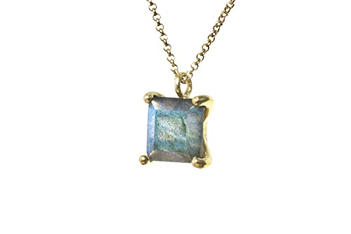 Collier labradorite bleu flashy véritable pour sublimer vos tenues ternes