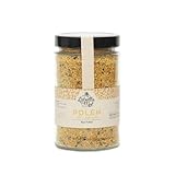 Polen de abeja natural de 450 g, sin procesar, fuente de energía y vitalidad. Polen de abeja crudo con vitaminas y minerales esenciales, perfecto para desayunos, batidos o yogures saludables.