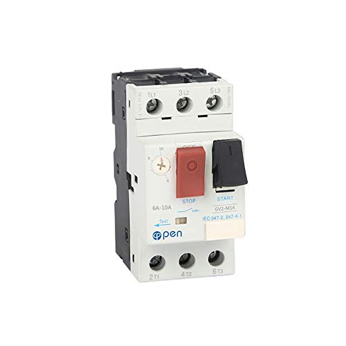 Disyuntor de protección del motor GV2 3P Tipo interruptor magnético térmico del motor (6A-10A)