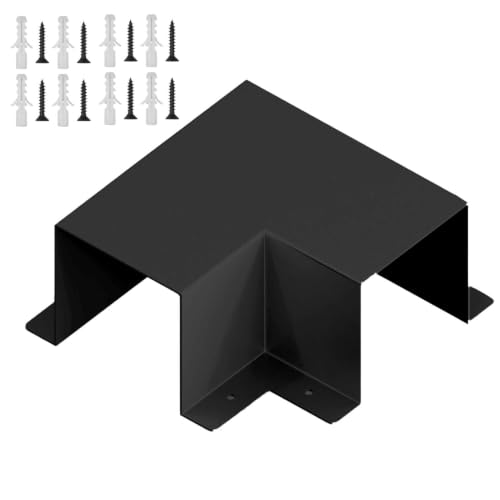 Codo plano de acero resistente de 90° con tornillos blindaje para HVAC 2