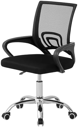 Cadeira de Escritório Conthey Giratória com Encosto Arco Confortá...