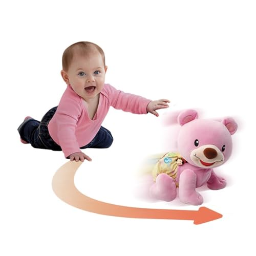 VTech Ourson 1 2 3 suis Moi Ours en Peluche Qui Marche à 4 Pattes Motricité Bébé Jouet Interactif et Musical Cadeau Bébé Dès Contenu en Français - vue 3