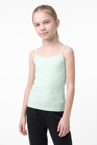 Image of Kurve Girl's Sleeveless Tank Top - Stretch Undershirts Cami Camisole, UV Protective Fabric, Rated UPF 50+ (Made in USA)